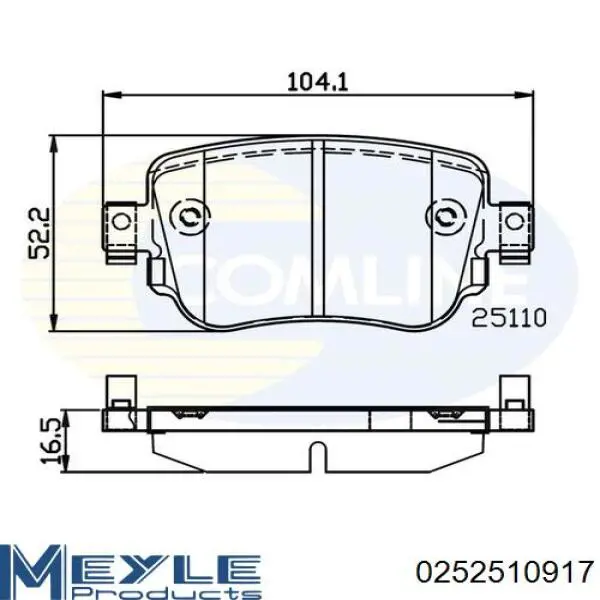 Колодки дисковые  Dafmi D418E цена, от 11.48 USD