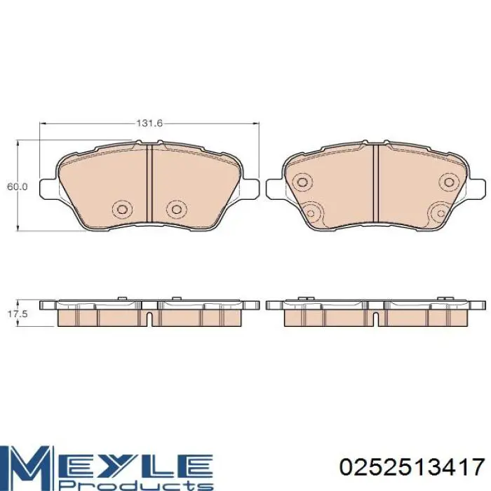 Передние тормозные колодки 193018 Maxgear