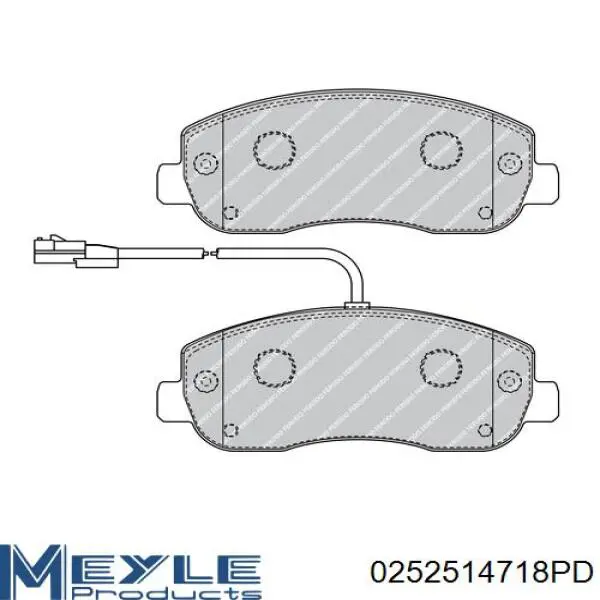 872147 VALEO Колодки передние