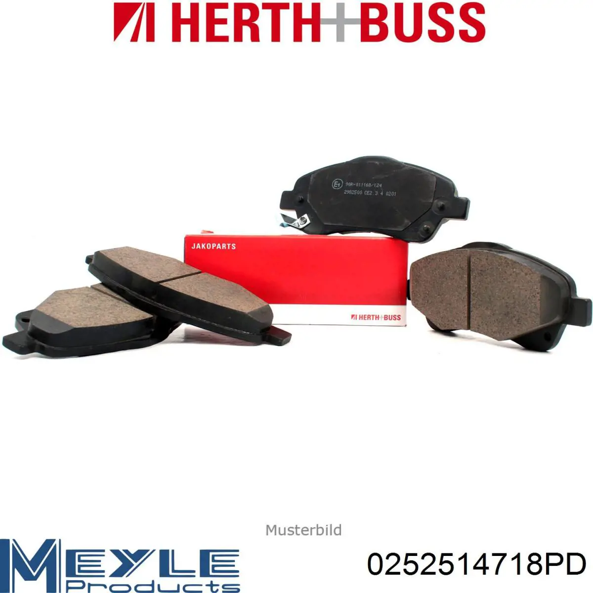 Передние тормозные колодки D462E Dafmi