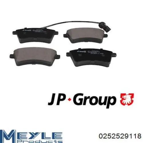 Передние тормозные колодки 410605649 Renault (RVI)