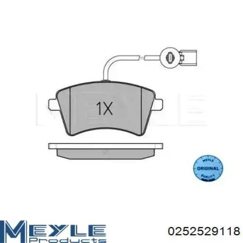 Передние тормозные колодки 8660006346 Nissan