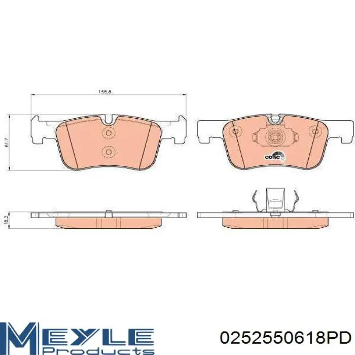 Тормозные колодки EBC Brakes DP22143