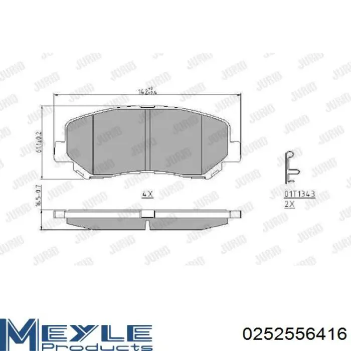 Купить 2AMV3323AB Chrysler Колодки тормозные