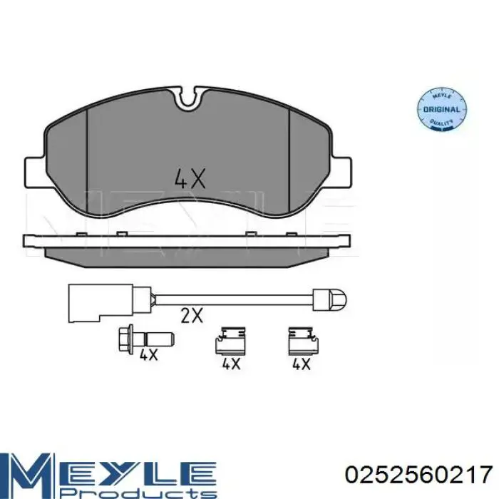 Передние тормозные колодки 50004909 Fiat/Alfa/Lancia