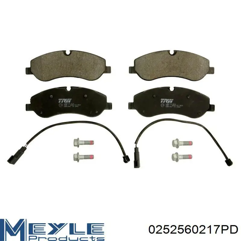 Купить 0252560217PD Meyle Колодки тормозные
