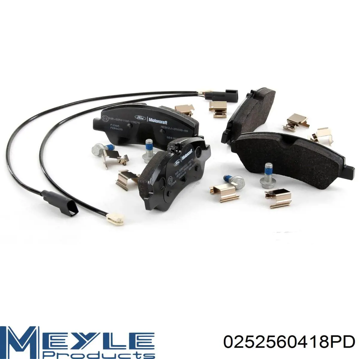 2480690 Ford Колодки тормозные дисковые комплект