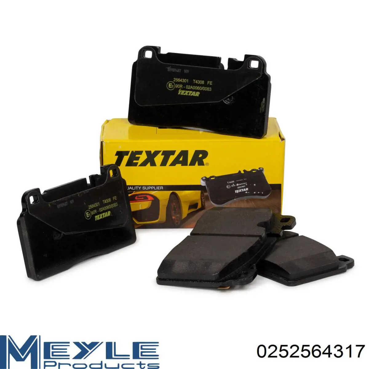 Передние тормозные колодки 0252564317 Meyle