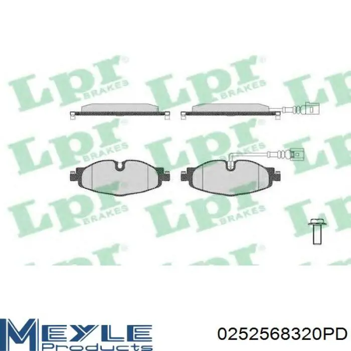 Купить 0252568320PD Meyle Колодки тормозные