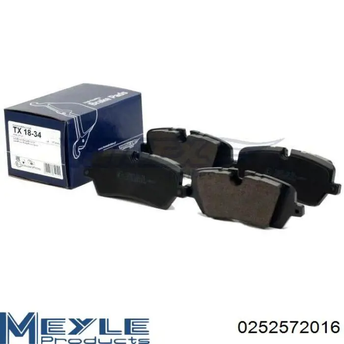 Задние тормозные колодки 0252572016 Meyle