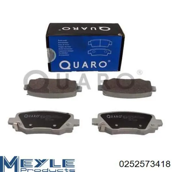 Задние тормозные колодки 0252573418 Meyle