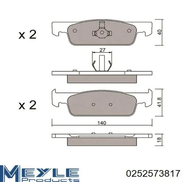 Купить PRP1685 Protechnic Колодки тормозные