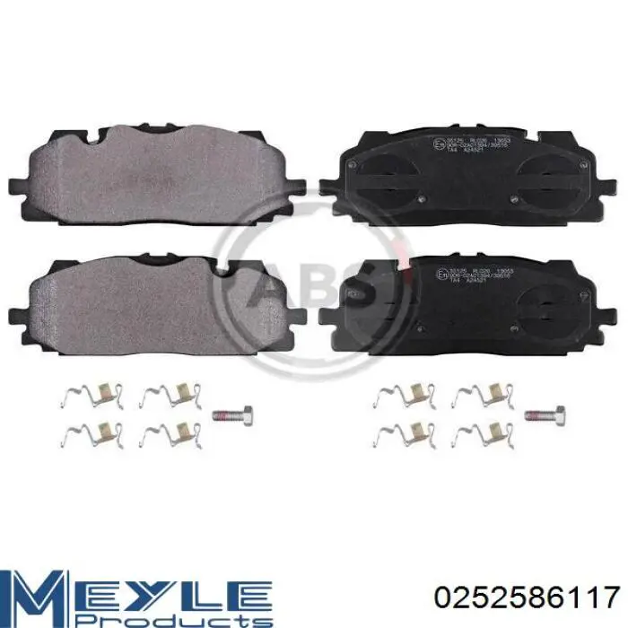 Купить 0252586117 Meyle Колодки тормозные