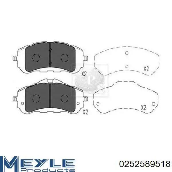 Тормозные колодки VALEO 302451