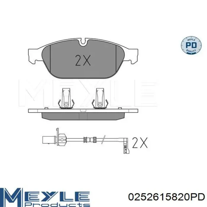 261549 Power Stop Колодки передние