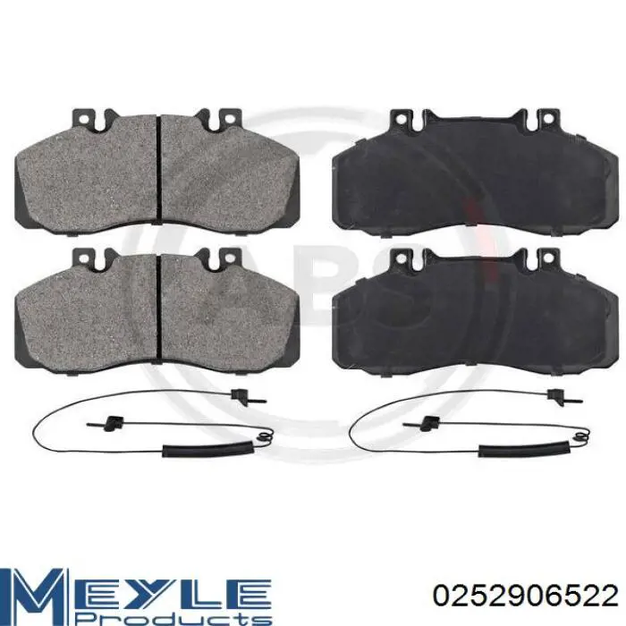 Колодки Meyle 0252906522 цена, от 48.48 USD