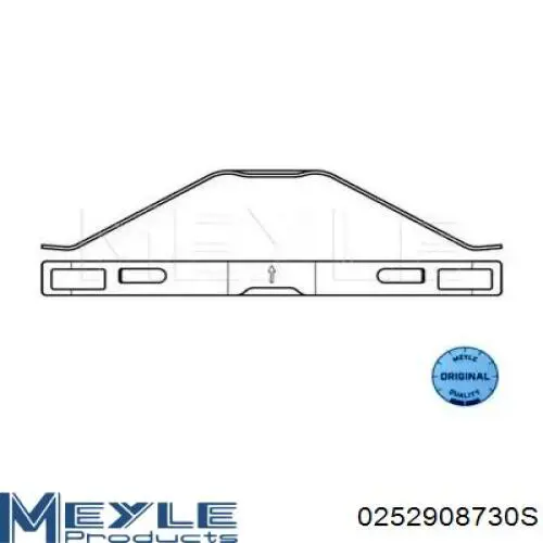 Задние тормозные колодки 500086211 Iveco