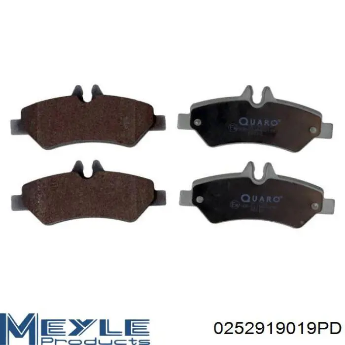 Колодки дисковые  Meyle 0252919019PD цена, от 17.23 USD