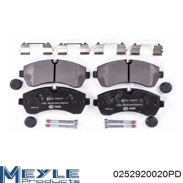 Тормозные колодки Meyle 0252920020PD