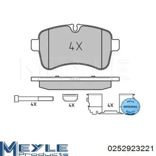Купить 1042555917 GP Колодки тормозные задние, дисковые