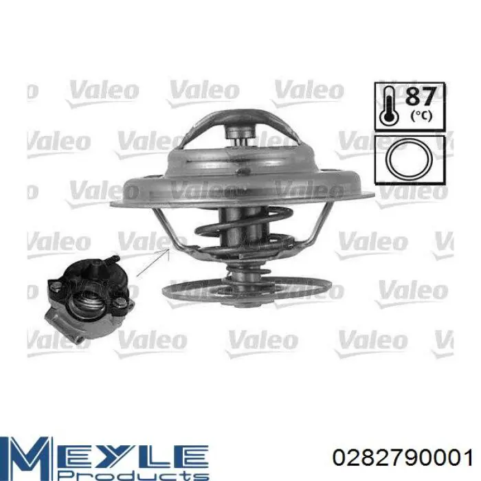 Термостат в корпусе Meyle 0282790001 цена, от 9.27 USD