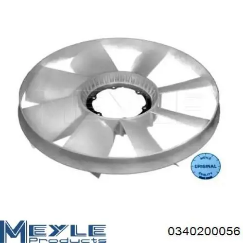 Вентилятор (крыльчатка) радиатора охлаждения Meyle 0340200056