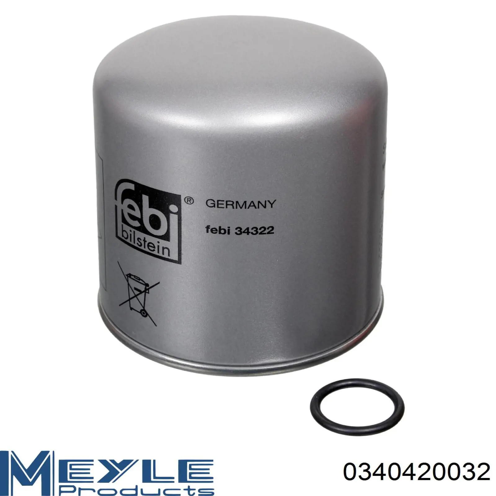 Filtro del secador de aire (separador de agua y aceite) (CAMIÓN) 0340420032 Meyle