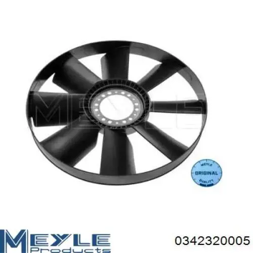 0342320005 Meyle ventilador (roda de aletas do radiador de esfriamento)