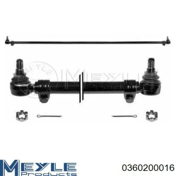 Наконечник поперечной рулевой тяги Meyle 360200016 цена, от 22.46 USD