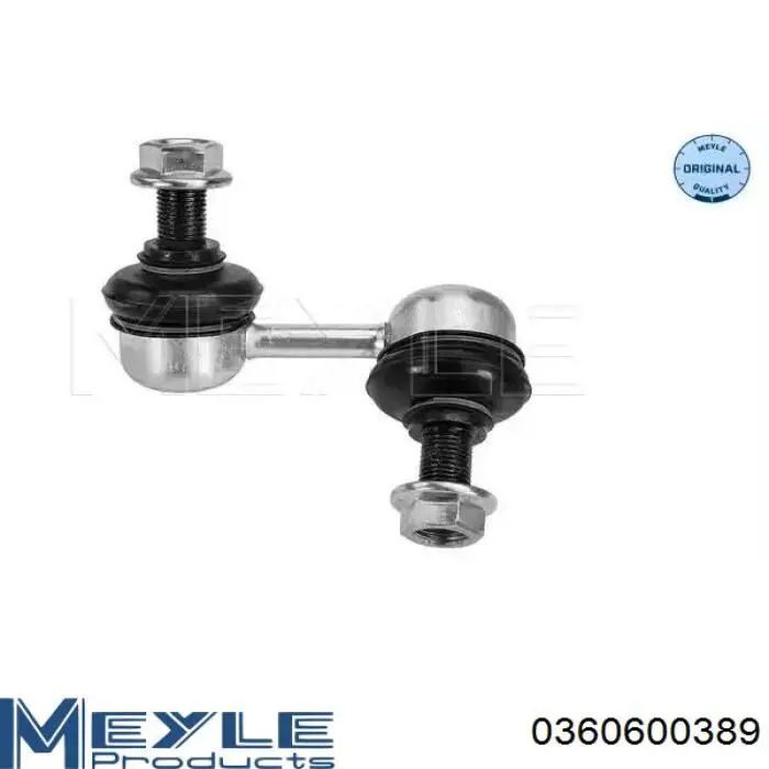Стойка стабилизатора, переднего, правая Meyle 0360600389
