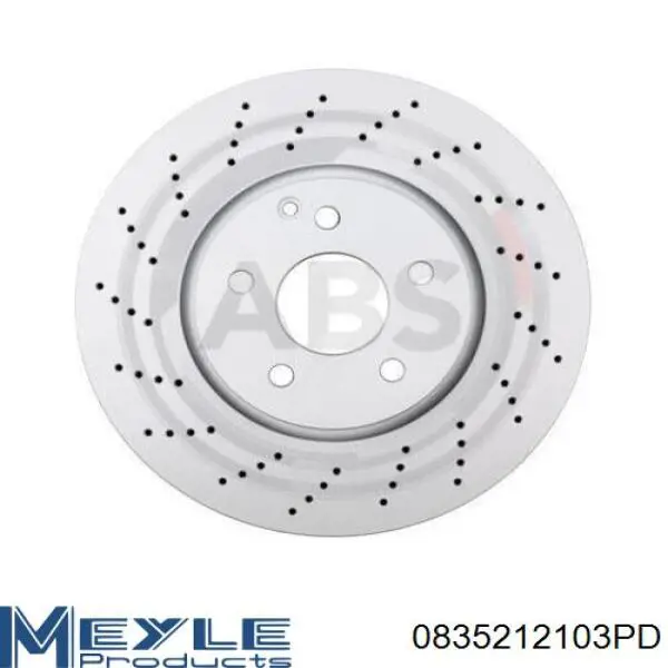 Передние тормозные диски 0835212103PD Meyle
