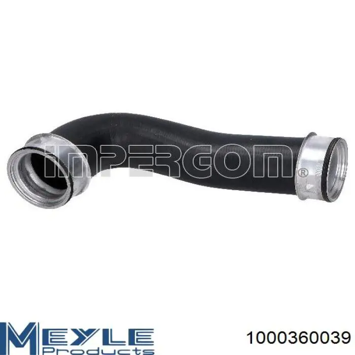 Tubo flexible de aire de sobrealimentación inferior izquierdo 1000360039 Meyle