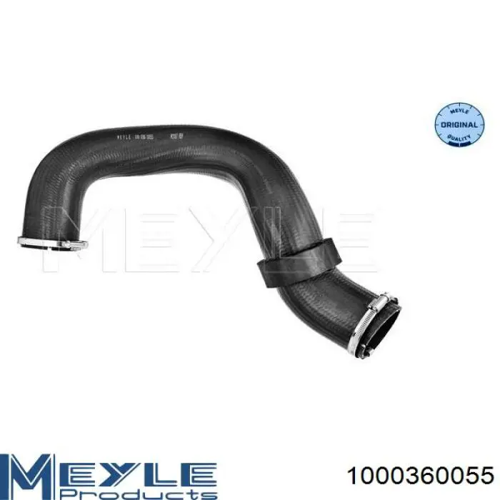 Tubo flexible de aire de sobrealimentación izquierdo 1000360055 Meyle