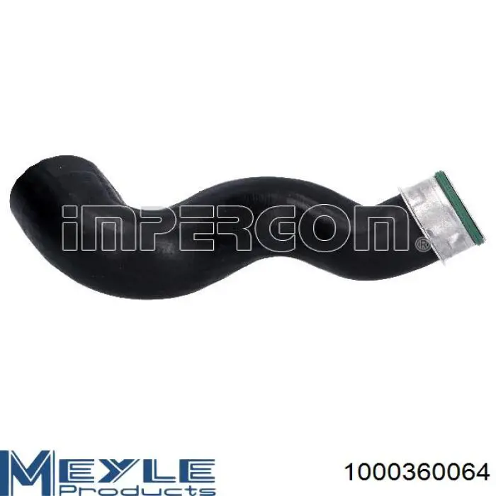 Шланг (патрубок) интеркуллера нижний правый Meyle 1000360064