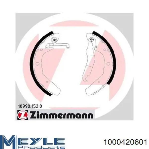 Купить RM1475 Goodrem Задние барабанные тормозные колодки