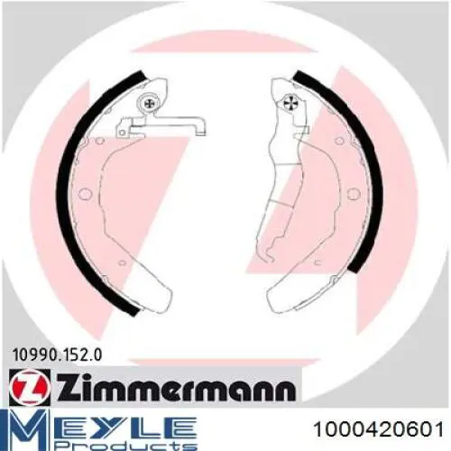 RM1475 Goodrem Барабанные тормозные колодки