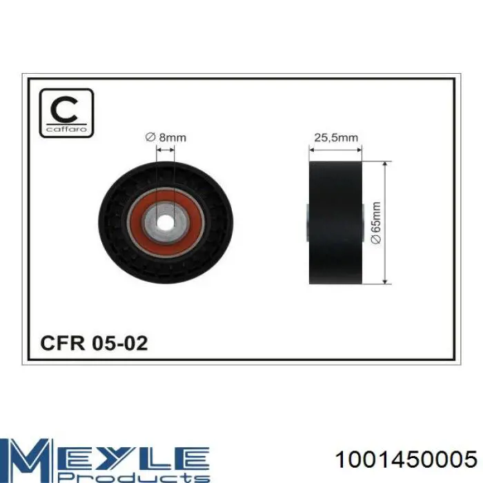 MPQ0003 Magneti Marelli Ролик приводного ремня, паразитный