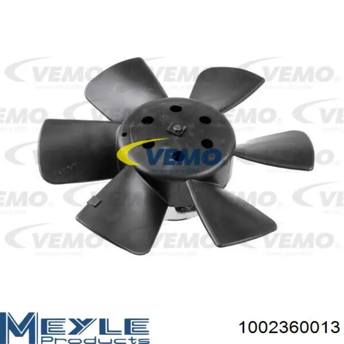 100 236 0013 Meyle электровентилятор охлаждения в сборе (мотор+крыльчатка правый)
