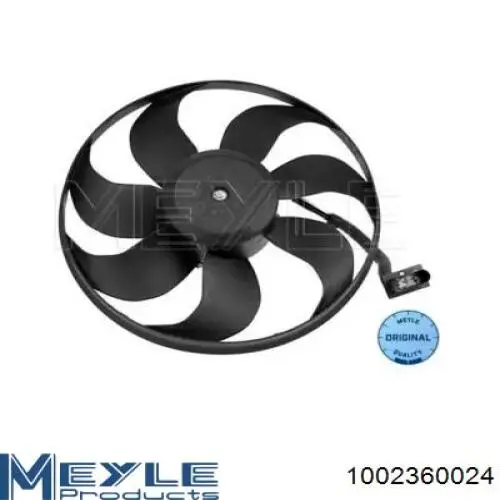 Rodete ventilador, refrigeración de motor 1002360024 Meyle