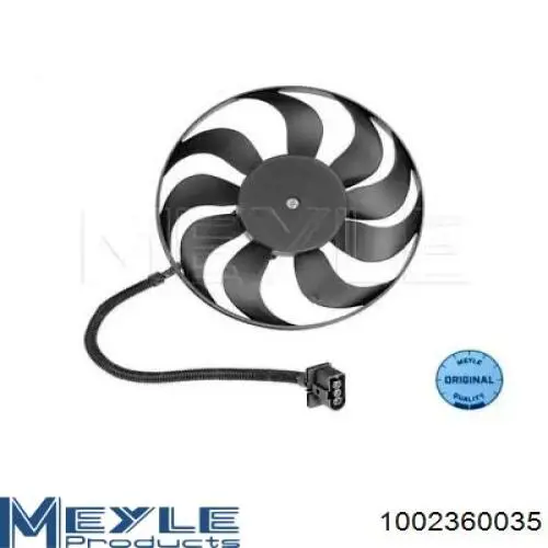 Вентилятор (крыльчатка) радиатора охлаждения Meyle 1002360035
