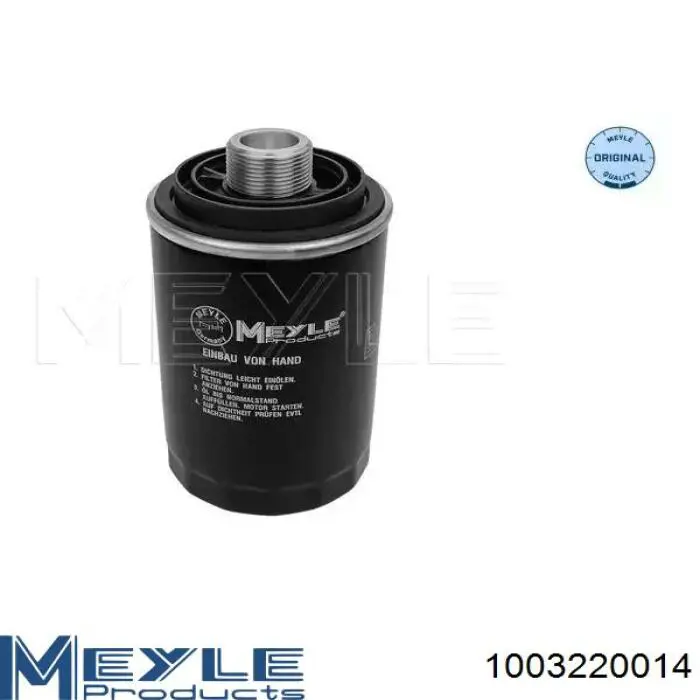 1003220014 Meyle filtro de óleo