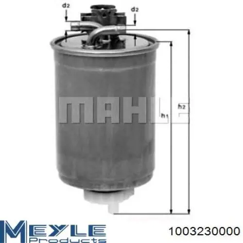 Фильтр топливный Mahle Original KL476