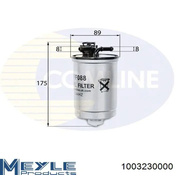 Фильтр тонкой очистки топлива Mahle Original KL476 цена, от 12.46 USD