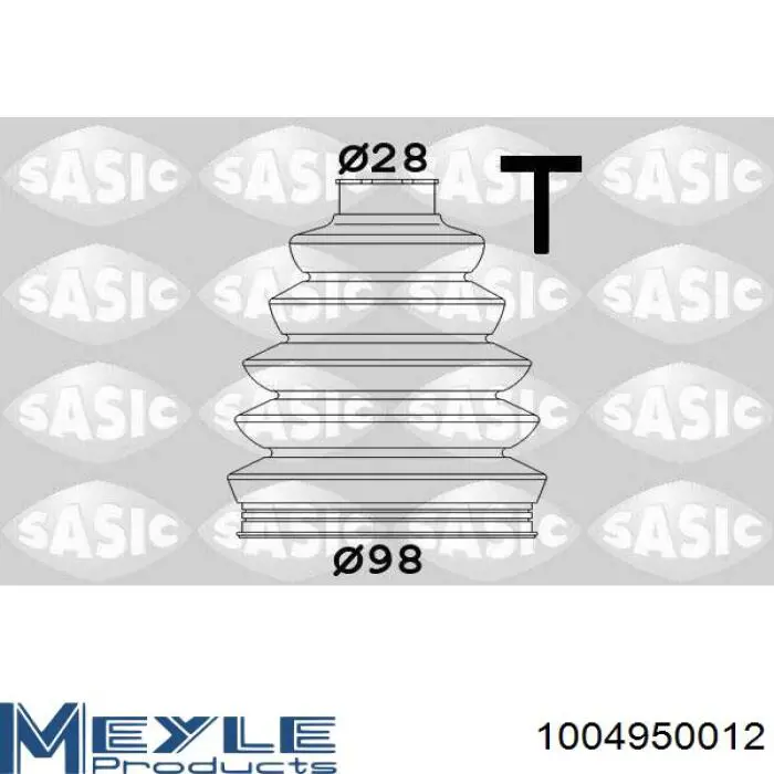 Пыльник ШРУСа передней полуоси наружный GKN-Spidan 24231