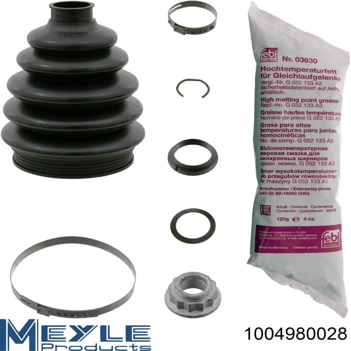 Чехол шруса GKN-Spidan 0026214 цена, от 9.50 USD