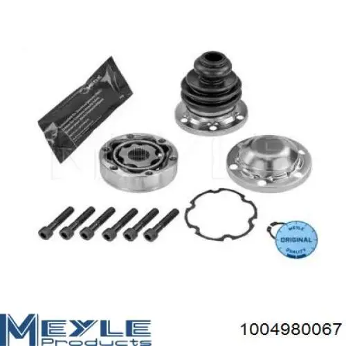 Шарнир угловых скоростей внутренний передний VAG 701498103AX цена, от 31.52 USD