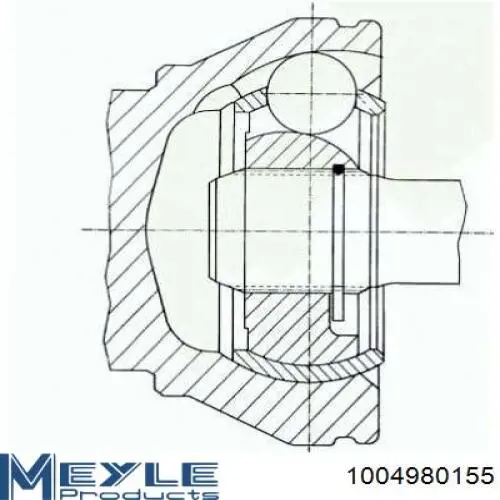 ШРУС внутренний правый 0024564 GKN-Spidan