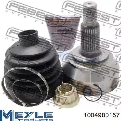 ШРУС наружный передний 0024237 GKN-Spidan