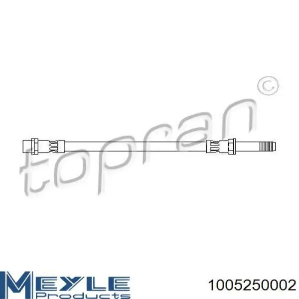 Купить 1005250002 Meyle Задний тормозной шланг