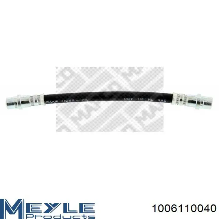 Tubo flexible de frenos trasero 1006110040 Meyle
